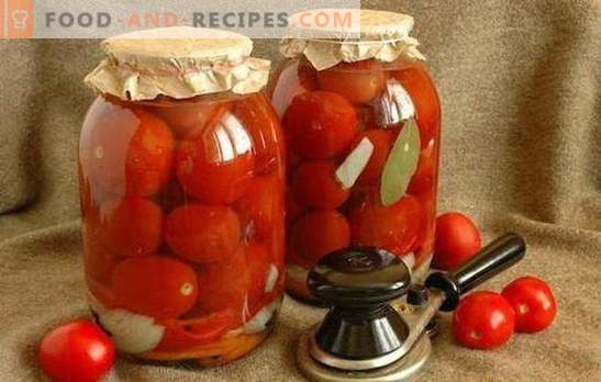 Домати за зима без лук - подготвуваме витамини за иднината! Рецепти на домати за зима без лук, проверени со време