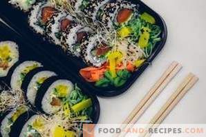 ¿Cuál es la diferencia entre sushi y rollos?
