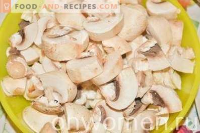 Омлет со карфиол и печурки во рерната