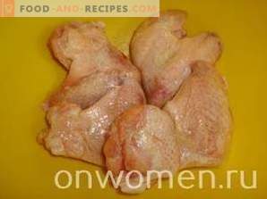 Пилешки крилја печени во бавен шпорет