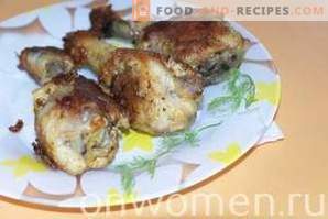 Пилешки пружини печени во бавен шпорет