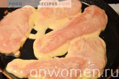 Пилешки гради, пржени во кефир тесто