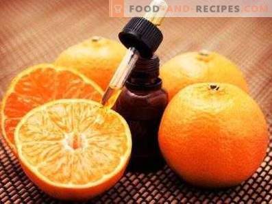 портокалово масло: својства и апликации