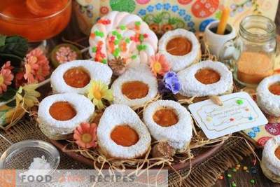 Велигденско јајце колаче со колачиња со кайница