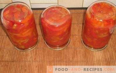 Бибер во сос од домати за зима