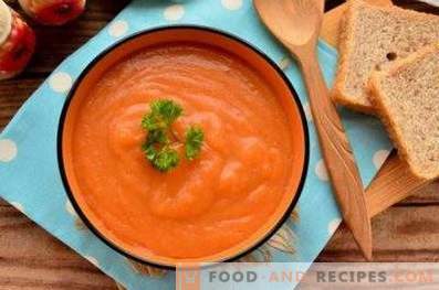 супа од моркови од пире