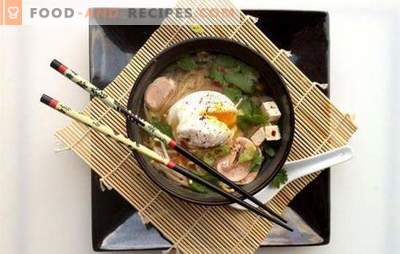 Јапонската супа е примамлива приказна за истокот. Рецепти од различни јапонски супи: со морска храна, риба, ориз тестенини, тофу, мисо
