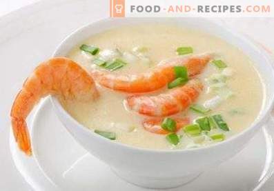 Супа од морска храна од крем