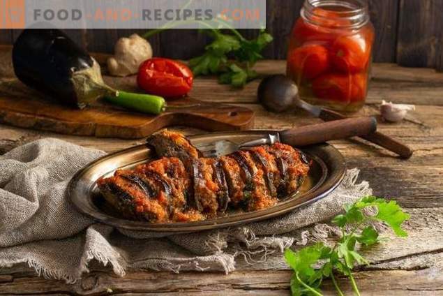 Говедско месо со модар патлиџан во сос од зеленчук - негување и здраво