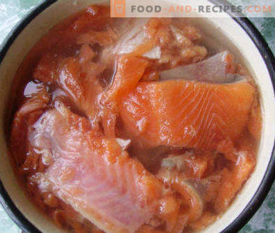 Како да марината розова лосос дома е вкусна и брзо, на различни начини